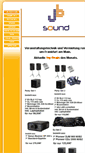 Mobile Screenshot of jb-sound.de